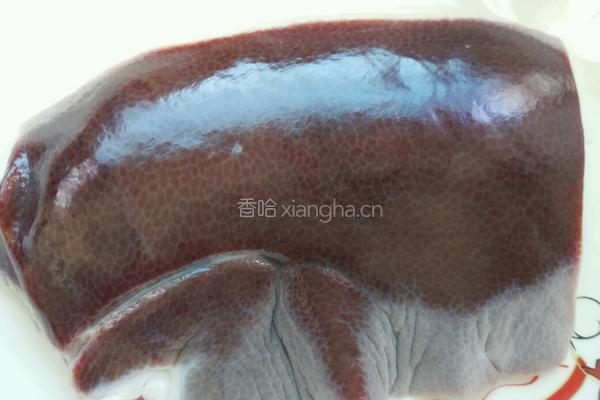 猪肝青菜粥的做法图解2