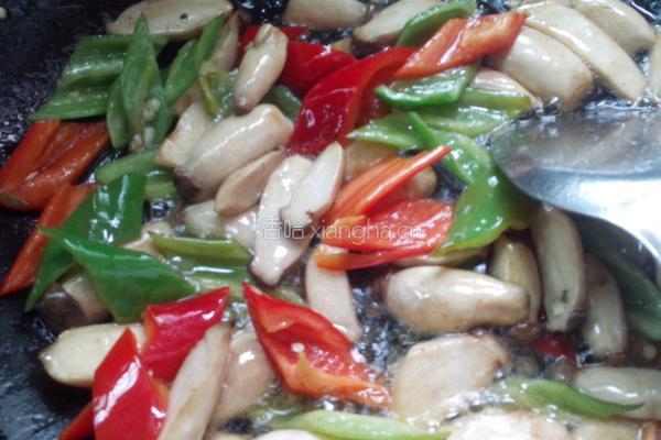 菇蕾炒肉的做法图解7