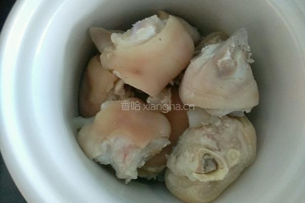 黄豆炖猪蹄的做法图解5