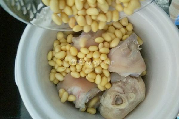黄豆炖猪蹄的做法图解6