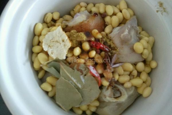 黄豆炖猪蹄的做法图解7