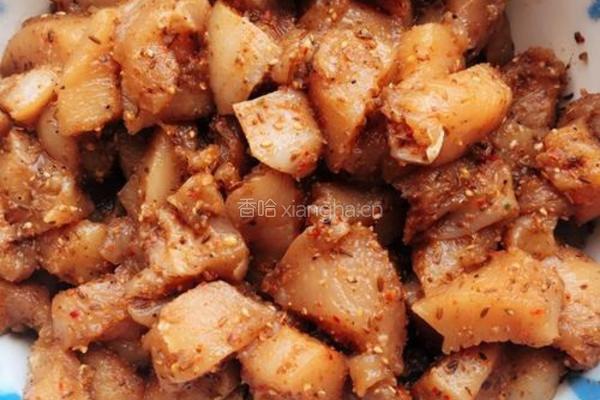 孜然牙签肉的做法图解3