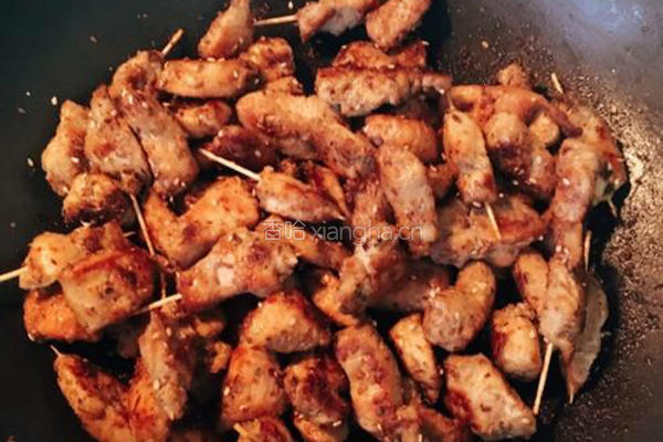 孜然牙签肉的做法图解5