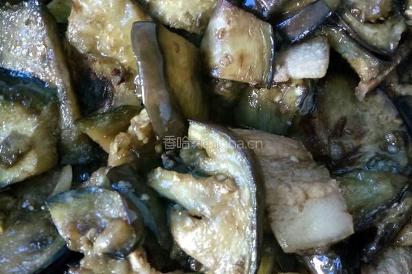 猪肉蒜末烧茄子的做法图解8