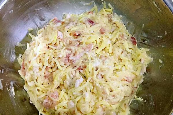肉末土豆饼的做法图解3