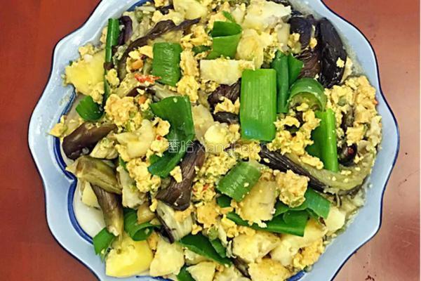 农家菜辣椒鸡蛋焖子（也叫鸡蛋酱）拌茄子土豆的做法图解14
