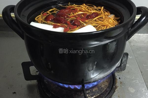 虫草花鸡汤的做法图解5