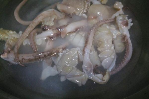 双椒大葱炒鱿鱼的做法图解7