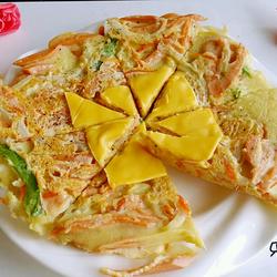 火腿芝士蛋饼的做法[图]