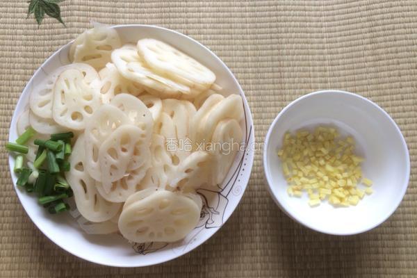 清炒藕片的做法图解3
