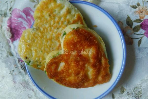 韭菜鸡蛋爱心饼的做法图解6