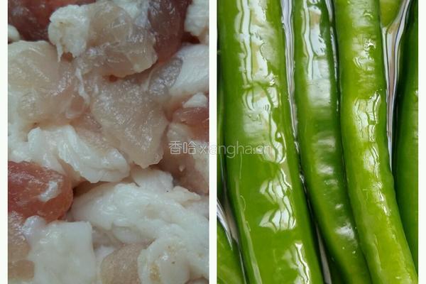杭椒肉丁的做法图解1