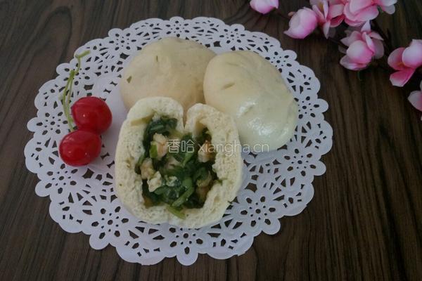 虾仁空心菜包子的做法图解19