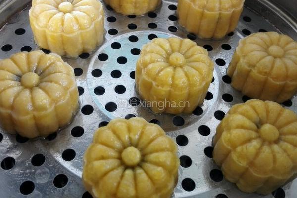 南瓜糯米糕的做法图解10
