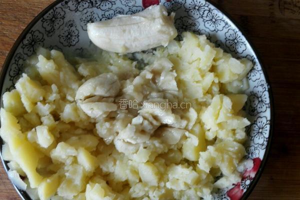 香蕉土豆泥的做法图解4