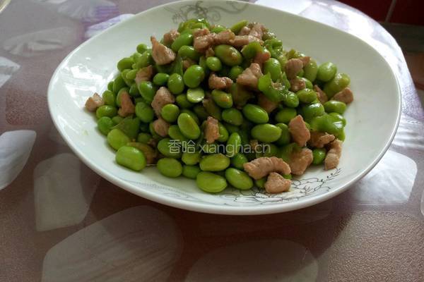 毛豆炒肉的做法图解14