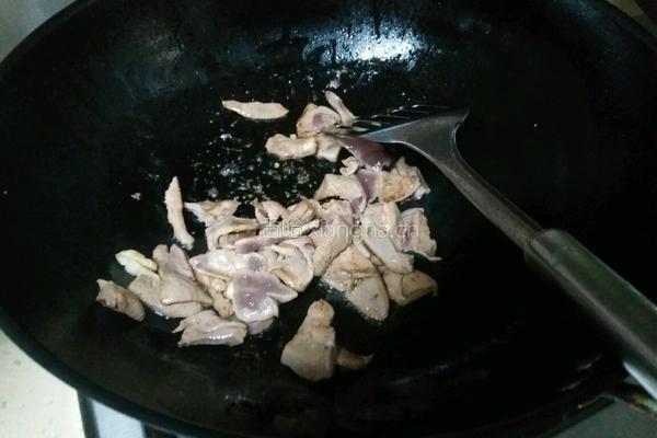 豆豆炒猪肝的做法图解2