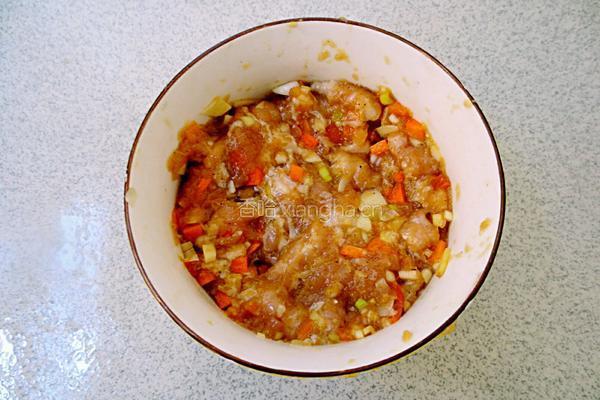 苦瓜酿肉的做法图解2