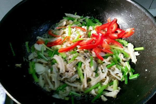 芹菜炒牛肚的做法图解9