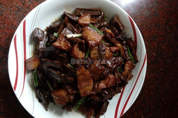 干笋焖红烧肉
