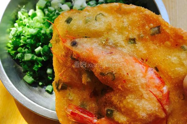 酥炸虾饼的做法图解4