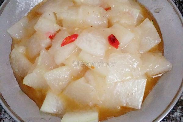清炒冬瓜的做法图解2