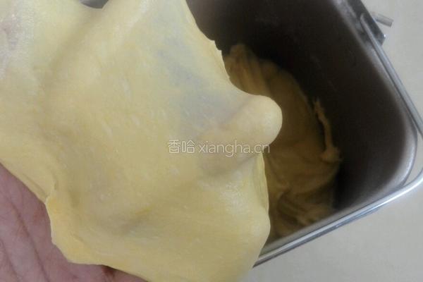南瓜肉松面包（无黄油)的做法图解2