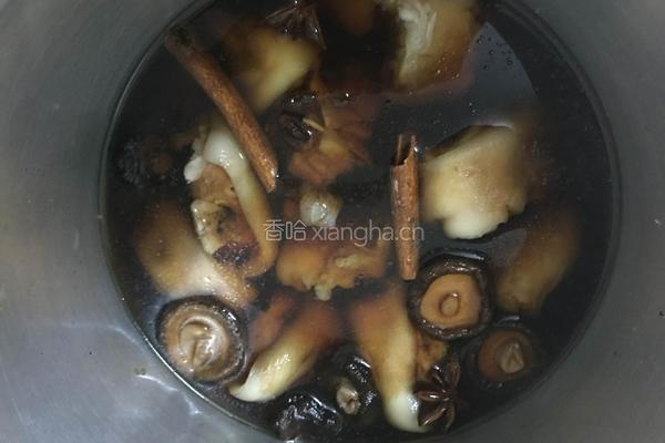 香菇卤猪手（自制）的做法图解4