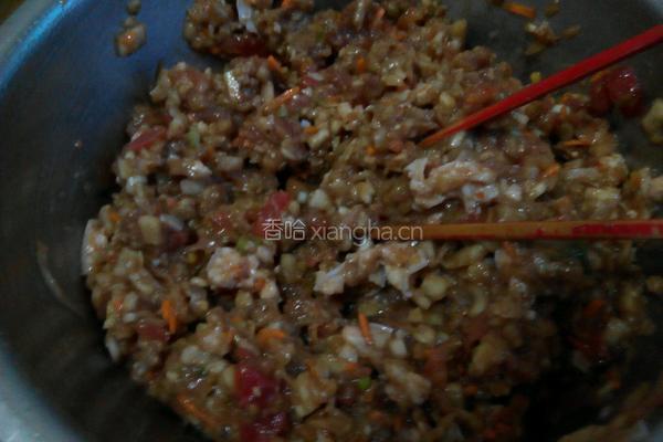 茄子馅包子的做法图解8