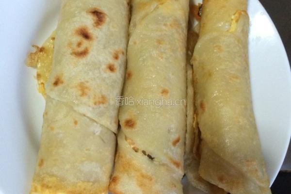 宝宝鸡蛋卷饼的做法图解9