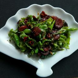 川肠炒青椒～川菜的做法[图]