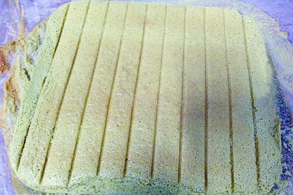 抹茶蜜豆卷的做法图解20