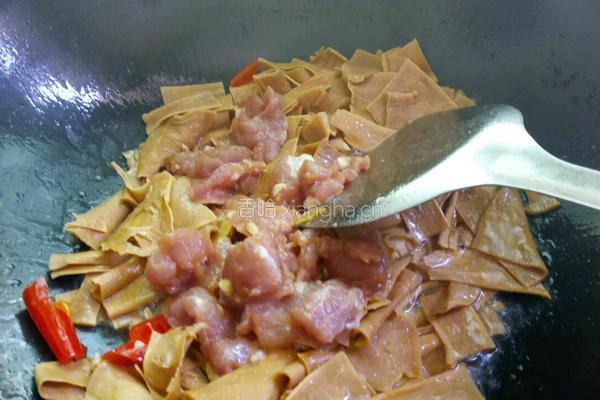 笋干炒肉片的做法图解9