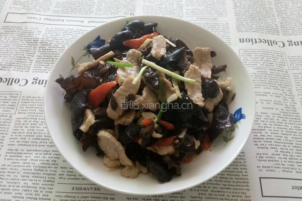 木耳炒肉