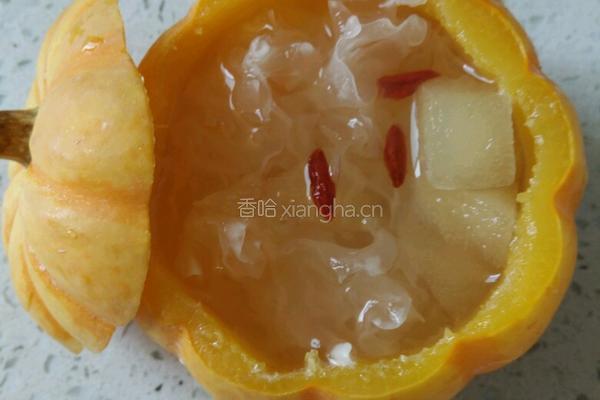 南瓜甜品盅的做法图解11
