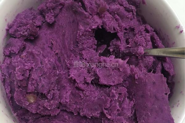 紫薯珍珠丸子的做法图解1