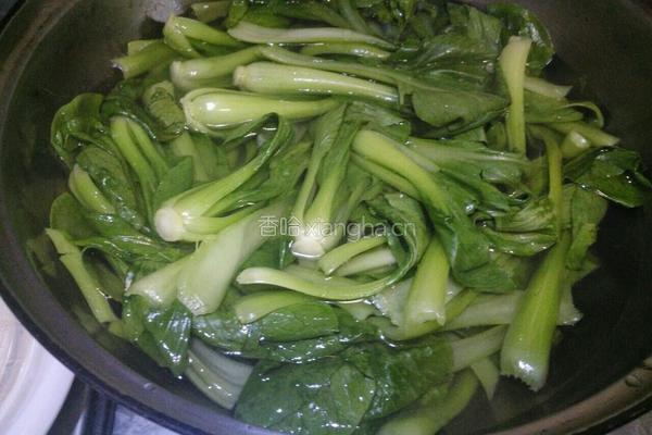 青菜丸子的做法图解2