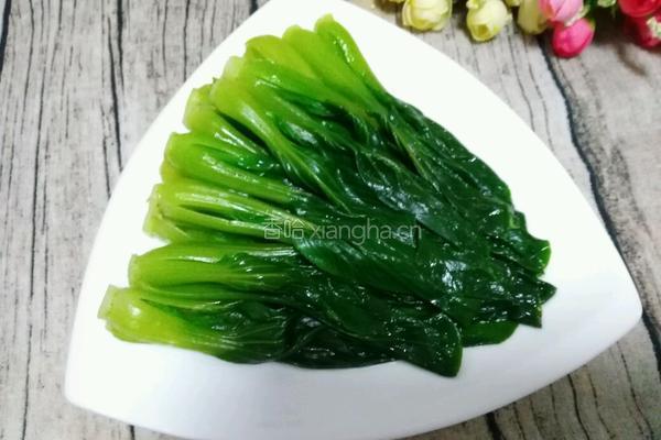 白灼青菜的做法图解5