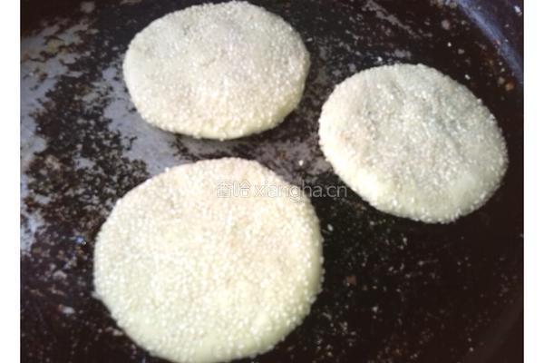 空心芝麻饼的做法图解11