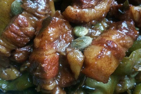 红烧肉豆角炖土豆的做法图解18