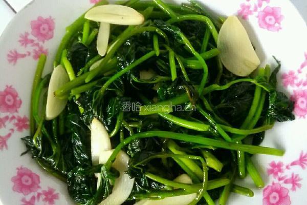 炒番薯叶的做法图解8