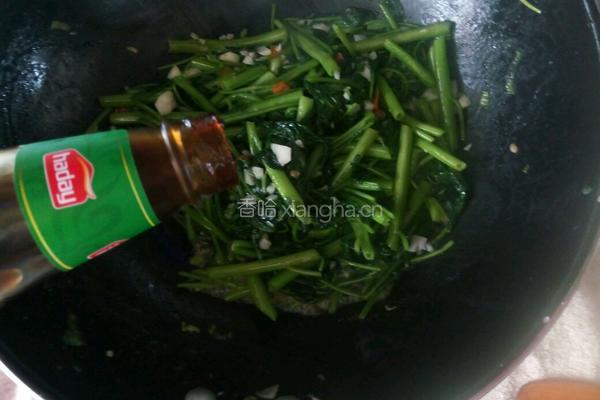 蚝油空心菜的做法图解7