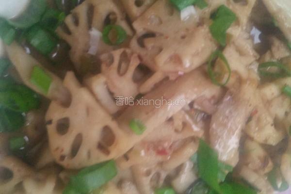 素炒莲藕的做法图解4