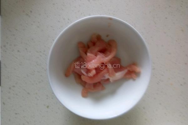 平菇油菜炒肉的做法图解1