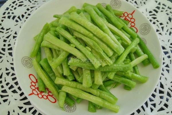蚝油豇豆的做法图解4