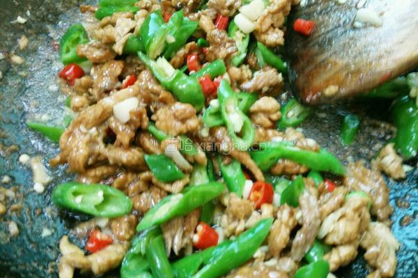 辣椒炒肉的做法图解5