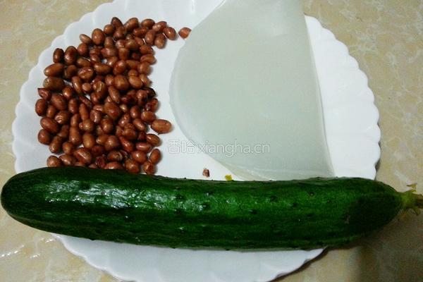 凉拌绿豆面皮的做法图解1