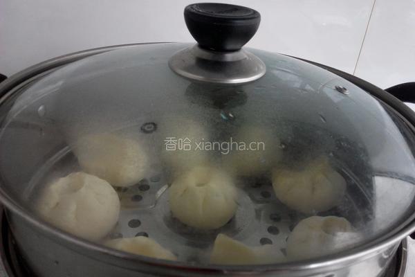 卷心菜粉条素包子的做法图解9