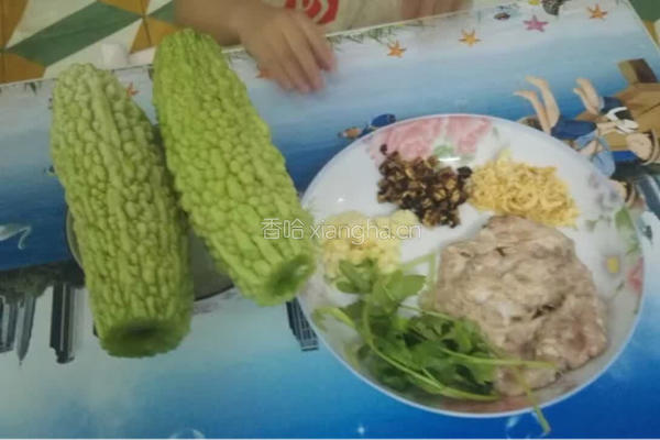 苦瓜酿肉的做法图解2