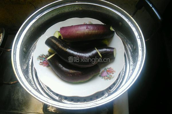 凉拌茄子的做法图解2